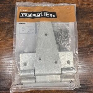 Tee Hinge Everbilt 8" Heavy Duty Galvanized Steel 2 Pack 326 976 Repair Utility